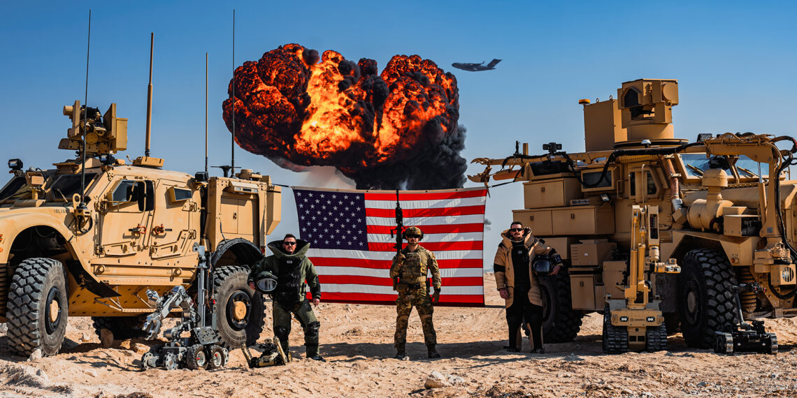 379th ECES EOD controlled detonation