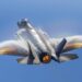 A photo of an F-35 flying during the Wings Over Houston 2023 Airshow