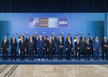 Official photo of NATO Heads of State and Government - 2026 NATO Summit in Ankara.